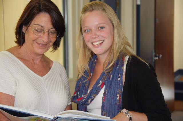 Lehrerin Reife College Doppelter